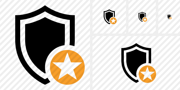 Shield Star Symbol Shield Star Symbol