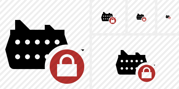 Ship Lock Icon Ship Lock Icon