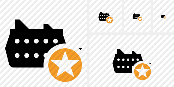Ship Star Icon Ship Star Icon