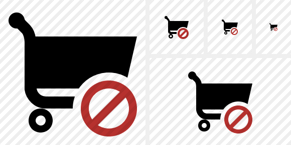 Shopping Block Icon Shopping Block Icon