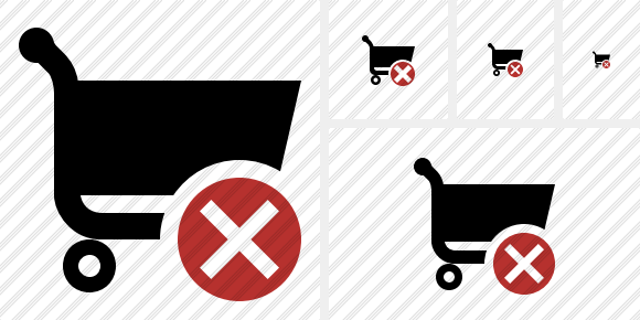 Shopping Cancel Symbol