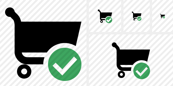 Shopping Ok Icon Shopping Ok Icon