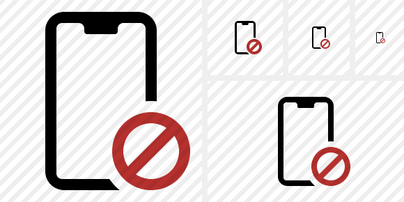 Smartphone 2 Block Icon Smartphone 2 Block Icon