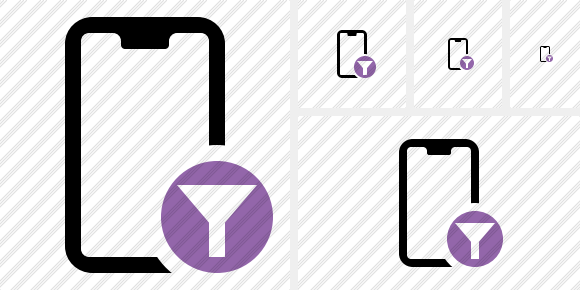 Smartphone 2 Filter Symbol