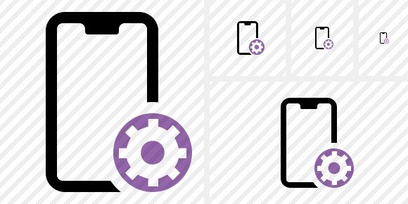 Icône Smartphone 2 Settings