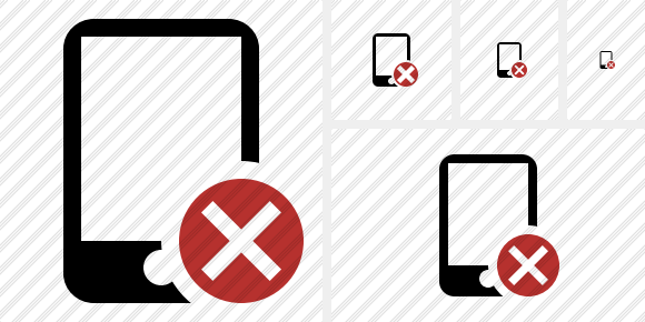 Smartphone Cancel Symbol