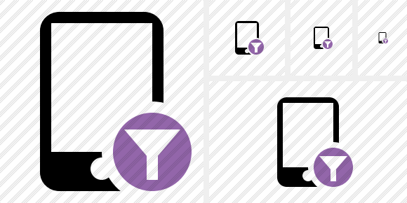 Smartphone Filter Icon Smartphone Filter Icon