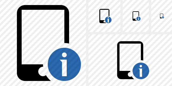 Smartphone Information Icon Smartphone Information Icon