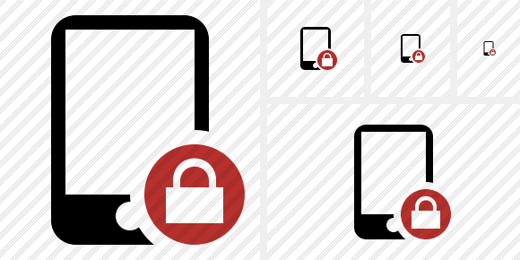Smartphone Lock Icon Smartphone Lock Icon