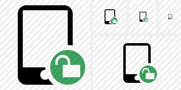 Smartphone Unlock Icon Smartphone Unlock Icon