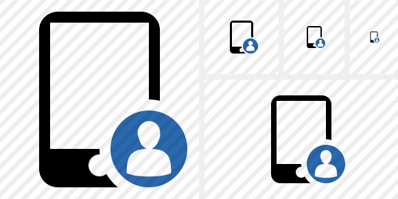 Smartphone User Icon Smartphone User Icon