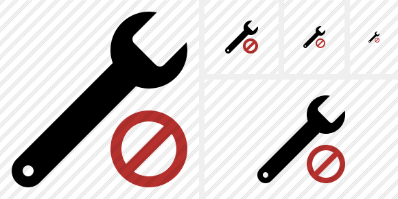 Icono Spanner Block Icono Spanner Block