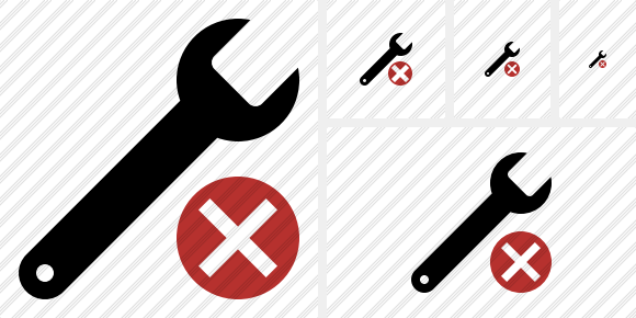 Spanner Cancel Icon