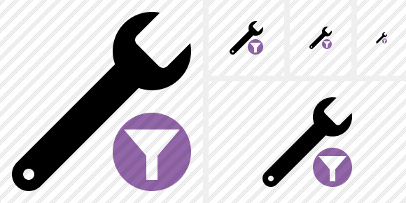 Spanner Filter Symbol