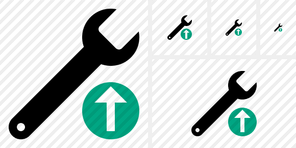 Icono Spanner Upload Icono Spanner Upload