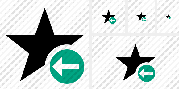 Star Previous Symbol