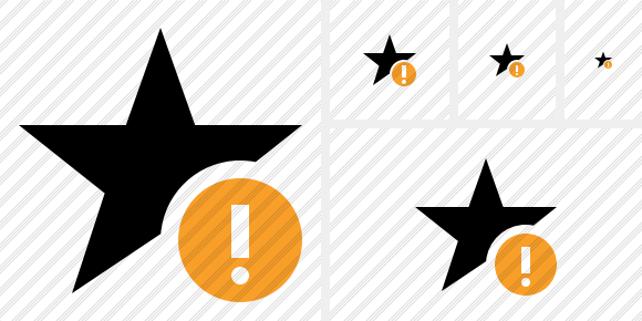 Star Warning Icon Star Warning Icon