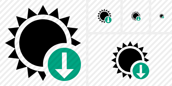 Sun Download Symbol
