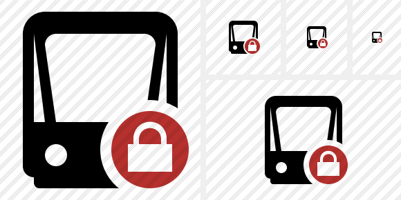 Tram 2 Lock Icon Tram 2 Lock Icon