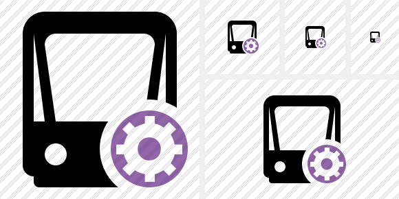 Tram 2 Settings Icon Tram 2 Settings Icon