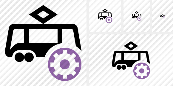 Tram Settings Symbol