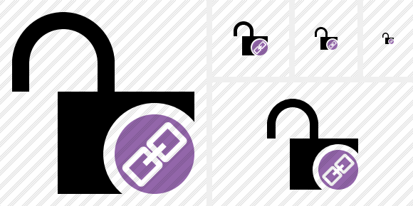 Unlock Link Symbol