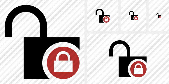 Unlock Lock Symbol