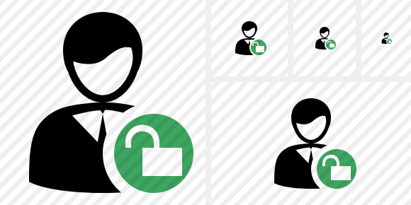 User Unlock Symbol User Unlock Symbol