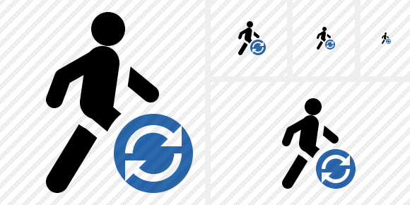 Walking Refresh Symbol