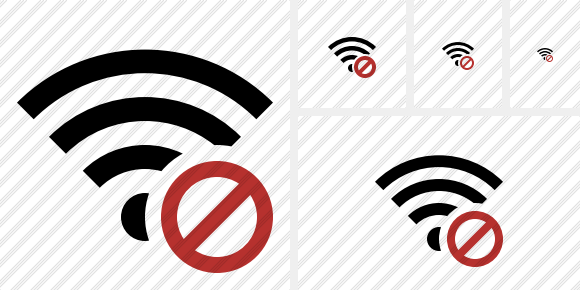 Wi Fi Block Icon