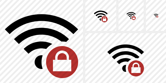 Wi Fi Lock Symbol