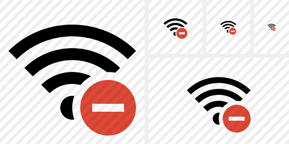 Wi Fi Stop Symbol