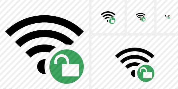 Иконка Wi-Fi Разблокировать