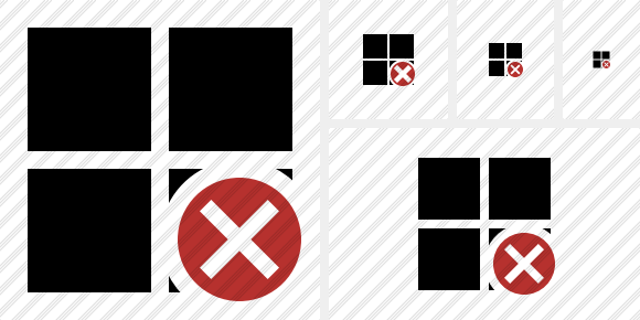 Windows Cancel Symbol
