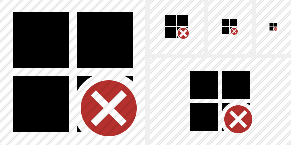 Icono Windows Cancel