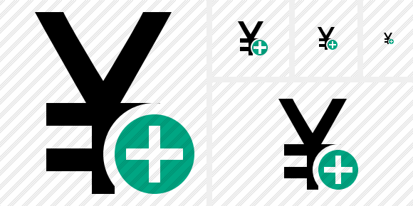 Yen Yuan Add Icon Yen Yuan Add Icon