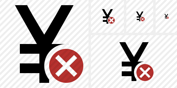 Yen Yuan Cancel Icon Yen Yuan Cancel Icon