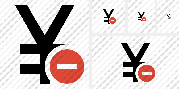 Yen Yuan Stop Icon Yen Yuan Stop Icon