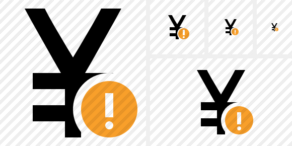Yen Yuan Warning Icon Yen Yuan Warning Icon