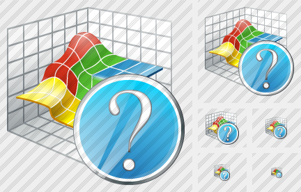 3D Graph Question Symbol