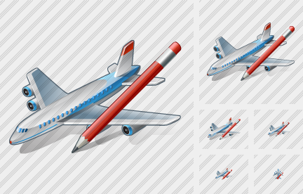 Airplane Edit Icon