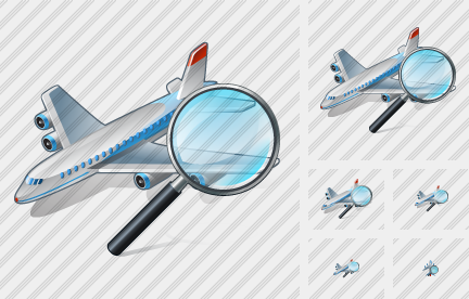 Airplane Search 2 Icon