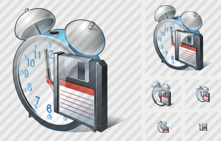 Alarm Clock Save Symbol