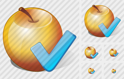 Apple Ok Icon Apple Ok Icon