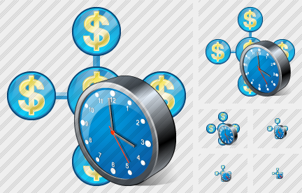Area Business Clock Symbol Area Business Clock Symbol