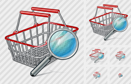 Basket Search Icon Basket Search Icon