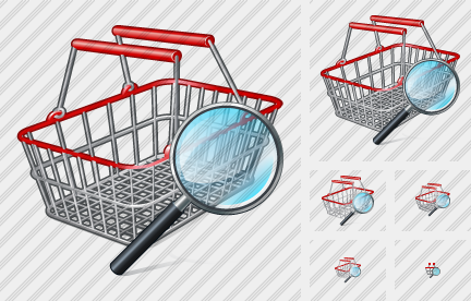 Basket Search 2 Icon Basket Search 2 Icon