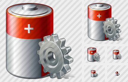 Icône Battery Settings