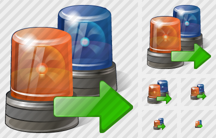Beacon Light Export Icon Beacon Light Export Icon