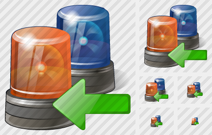 Beacon Light Import Icon Beacon Light Import Icon